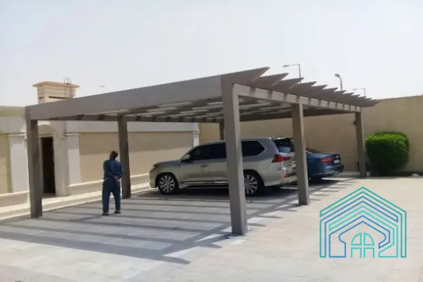 مظلات سيارات خشبية في جدة - تصميم أنيق ومقاوم للرطوبة