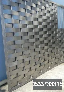 السواتر: حديد وخشب وPVC — سواتر حديد في جدة