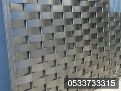 السواتر: حديد وخشب وPVC — سواتر حديد في جدة