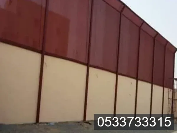 السواتر: حديد وخشب وPVC — سواتر قماش في جدة
