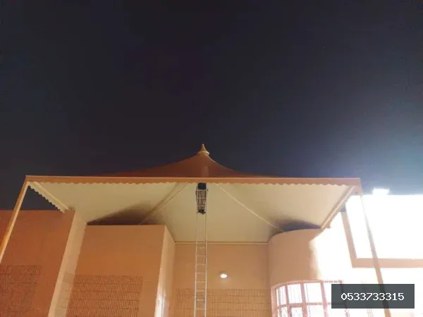 مظلات هرميه — مظلات هرمية في جدة