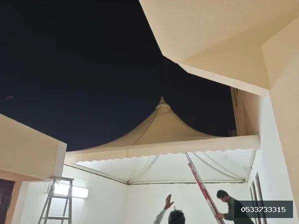 مظلات هرميه — مظلات هرمية في جدة